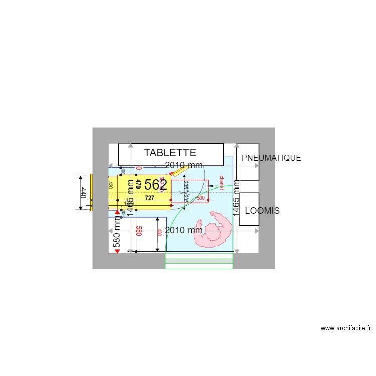 PLAN DE MASSE EXISTANT AVIA MARGUERITE 562. Plan de 0 pièce et 0 m2
