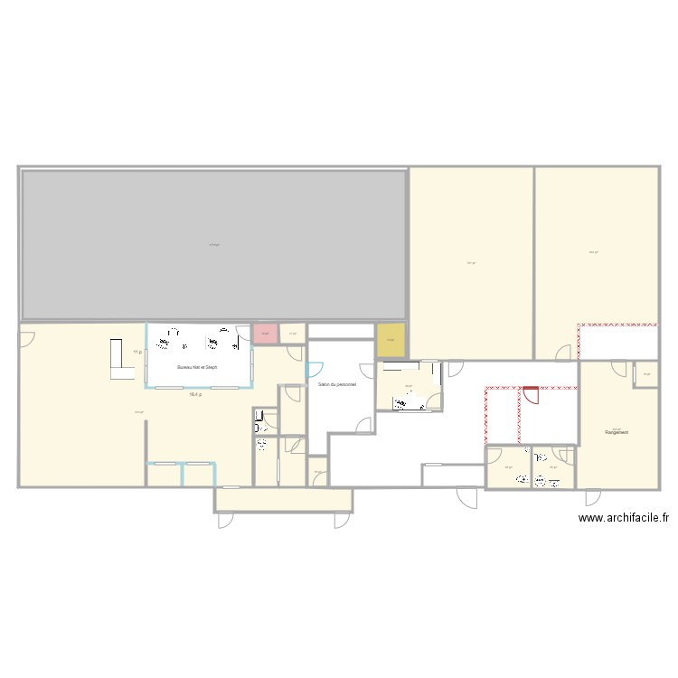 2023 Plan A. Plan de 13 pièces et 456 m2