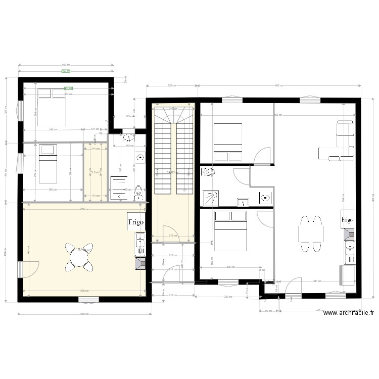 colmar batiment 1 er rdc version 4. Plan de 0 pièce et 0 m2