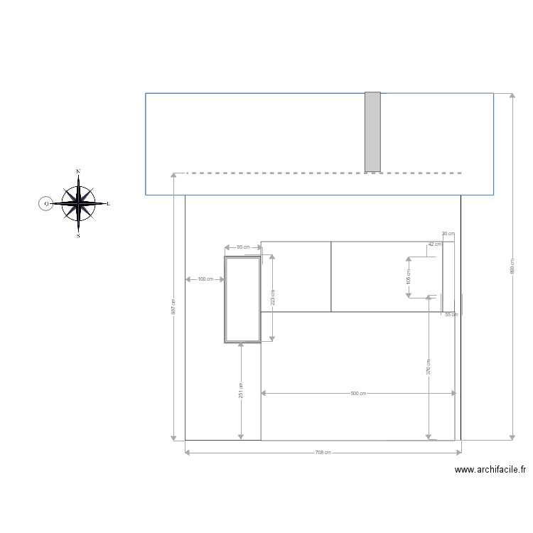 Mams Façade Ouest 02. Plan de 0 pièce et 0 m2