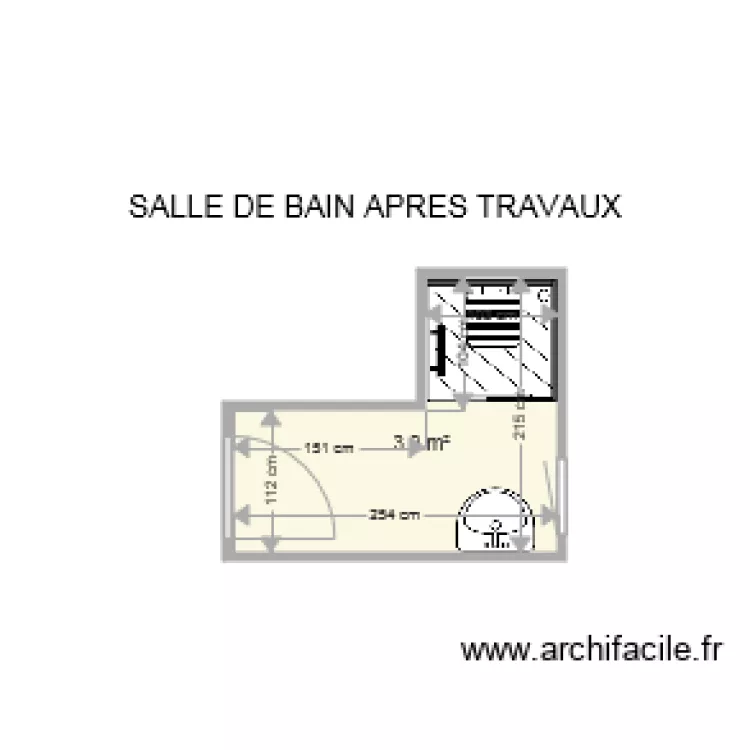 FAURE. Plan de 