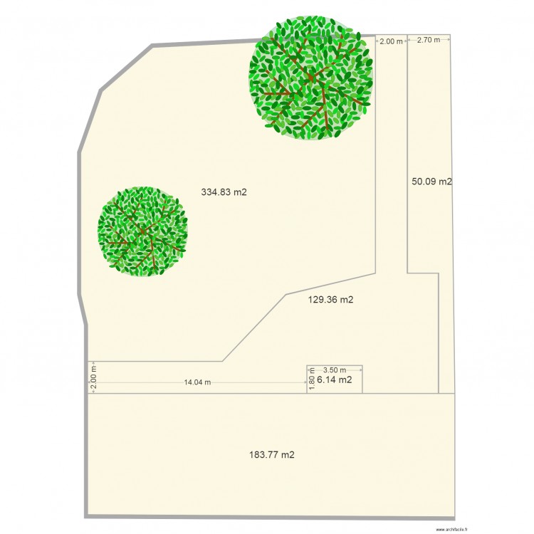 lescieux terrasse composite V5 . Plan de 0 pièce et 0 m2