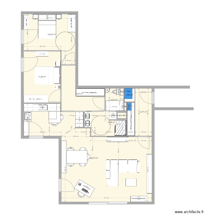 LIGNE BLEUE 13. Plan de 0 pièce et 0 m2