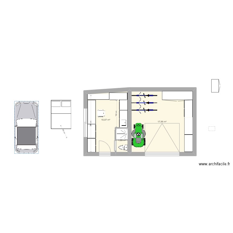 garage 5. Plan de 0 pièce et 0 m2
