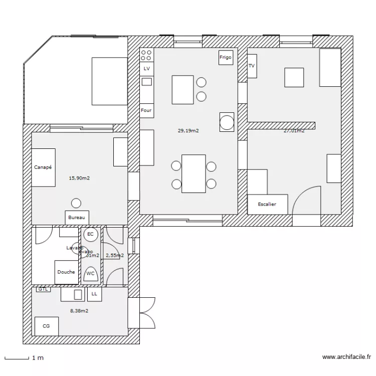 Fleurat N18. Plan de Fleurat N18. Plan de