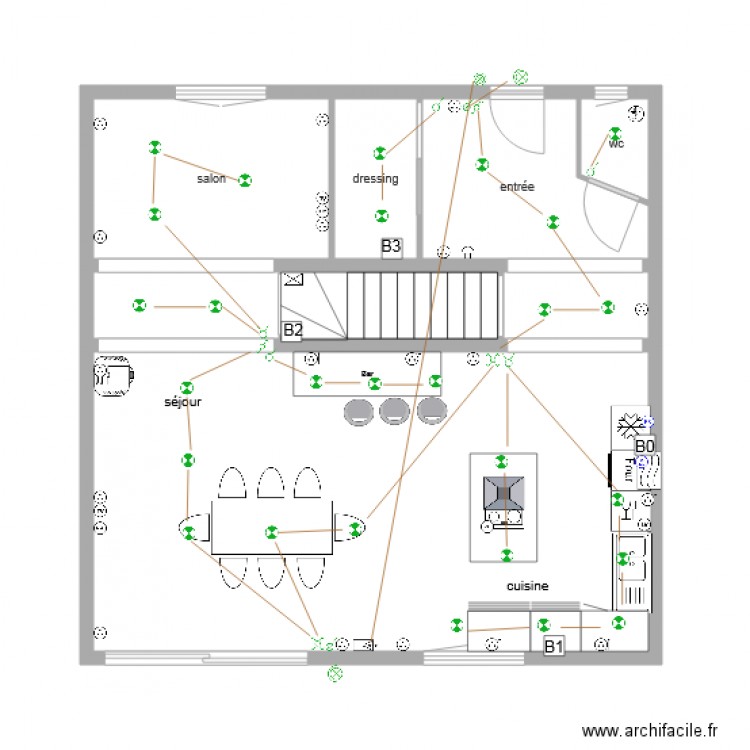 franck RdC. Plan de 0 pièce et 0 m2