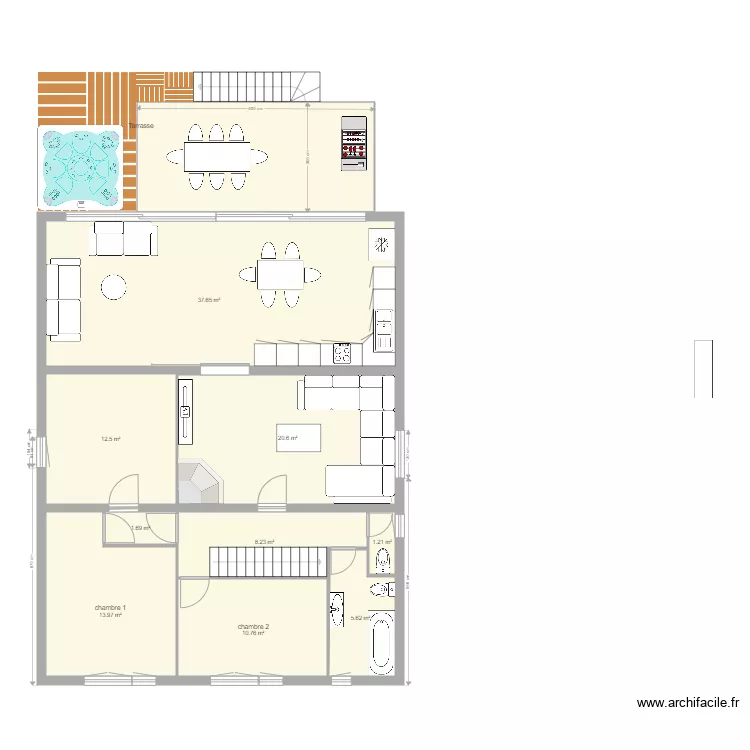 Etage mésange aprés travaux v5. Plan de Etage mésange aprés travaux v5. Plan de
