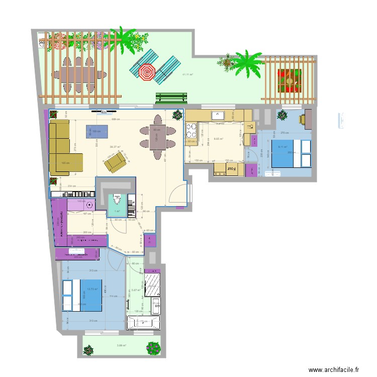 Plan au 07 Oct 20 Avec côtes. Plan de 0 pièce et 0 m2