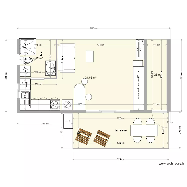 BUNGALOW 18 09. Plan de 