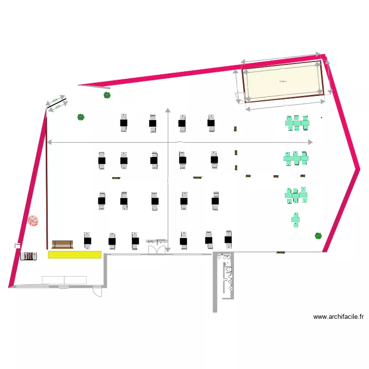 terrasse covd2. Plan de terrasse covd2. Plan de