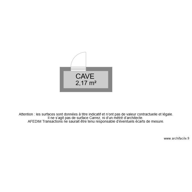 BI 6963 CAVE . Plan de 0 pièce et 0 m2