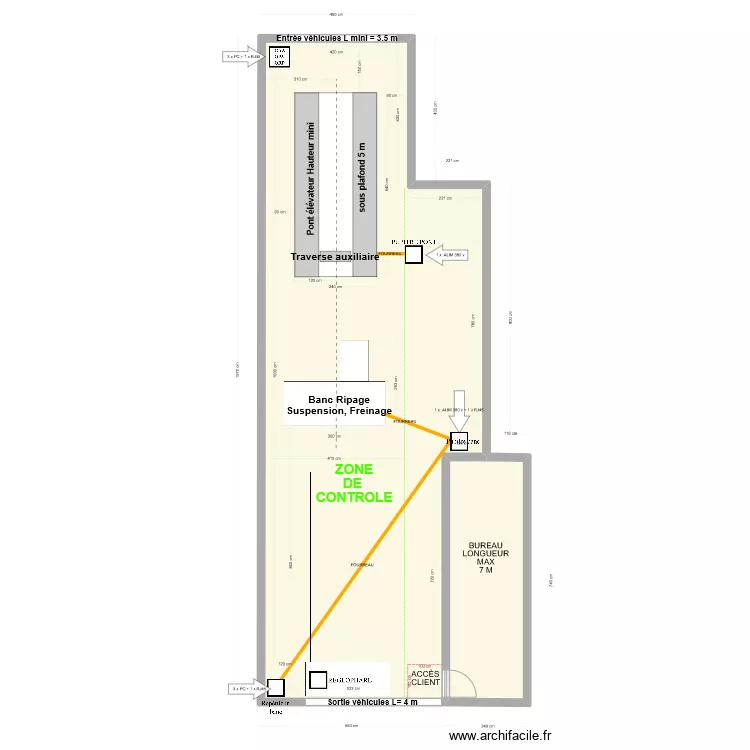 CT VL LANVOLLON. Plan de 