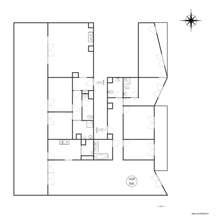 cesari bayonne. Plan de 