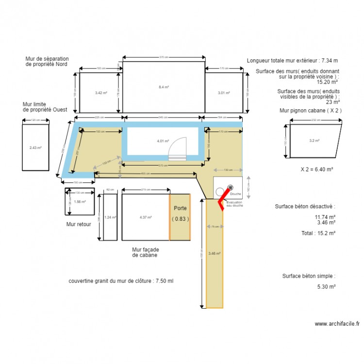 Saint Cast AR. Plan de 0 pièce et 0 m2