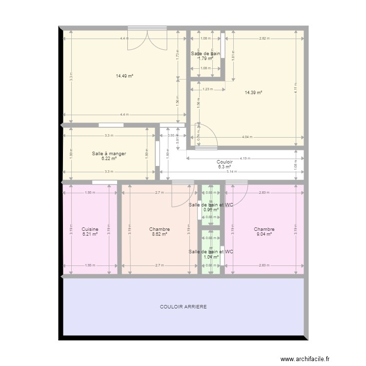 VILLA BASSE F3. Plan de 0 pièce et 0 m2