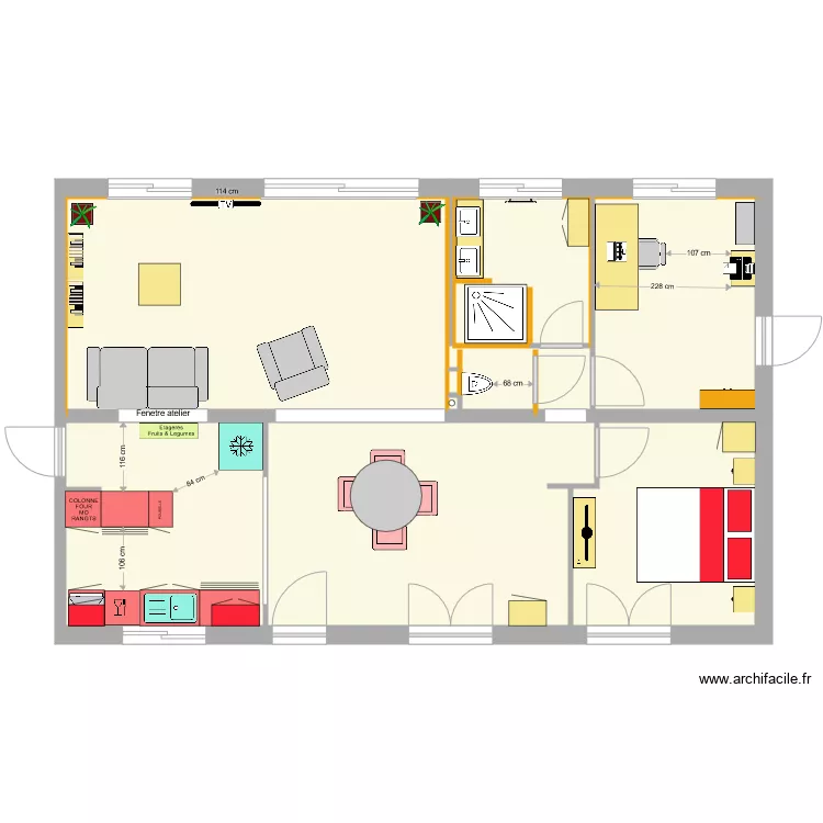 MIMBASTE INTERIEUR. Plan de 0 pièce et 0 m2