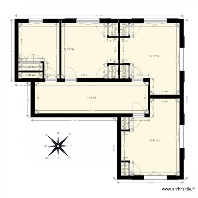 Kateremborda. Plan de 0 pièce et 0 m2