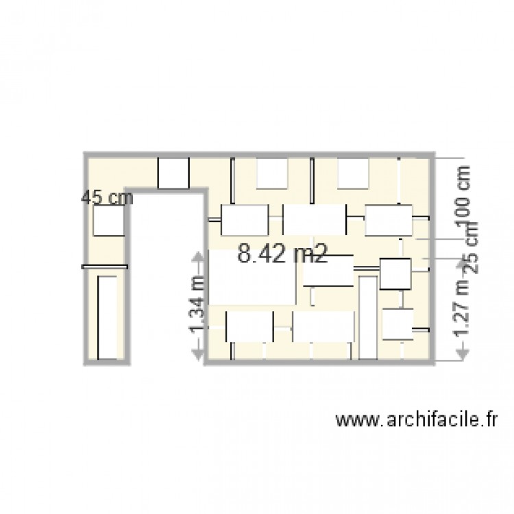 Etagere plan. Plan de 0 pièce et 0 m2