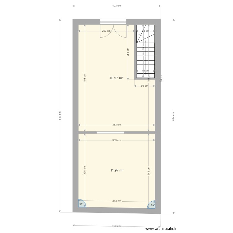 andorre 1 rez de chaussée. Plan de 0 pièce et 0 m2