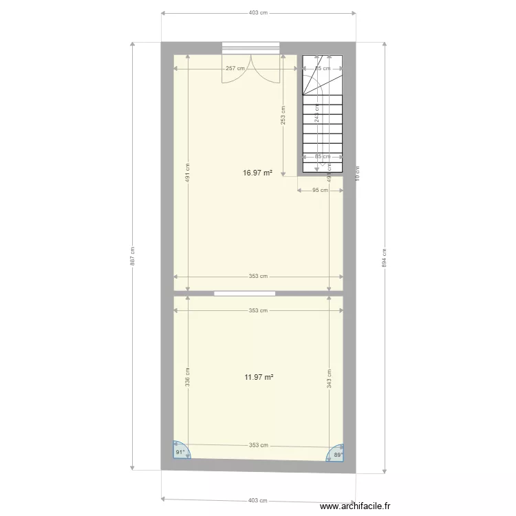 andorre 1 rez de chauss&eacute;e. Plan de 