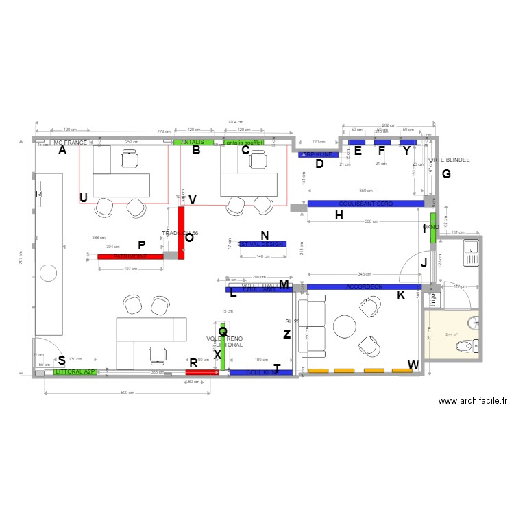 92 MESURES DEFINITIVES 6. Plan de 0 pièce et 0 m2