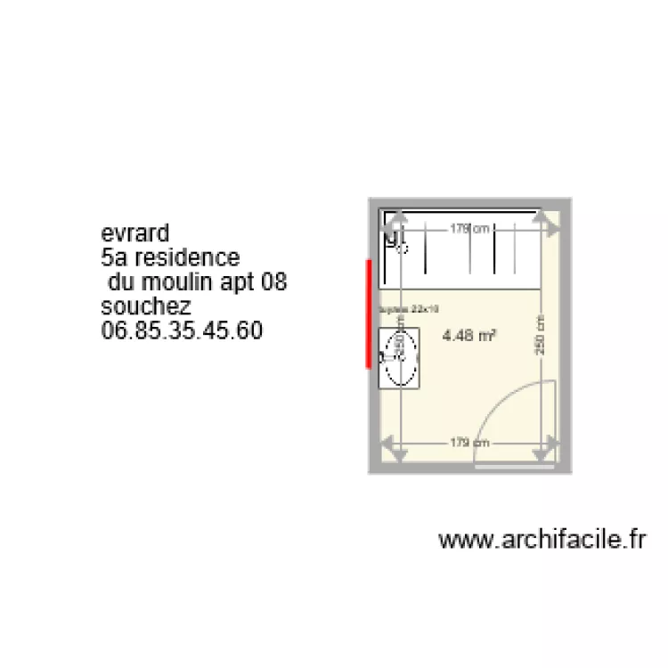 evrard souchez . Plan de 