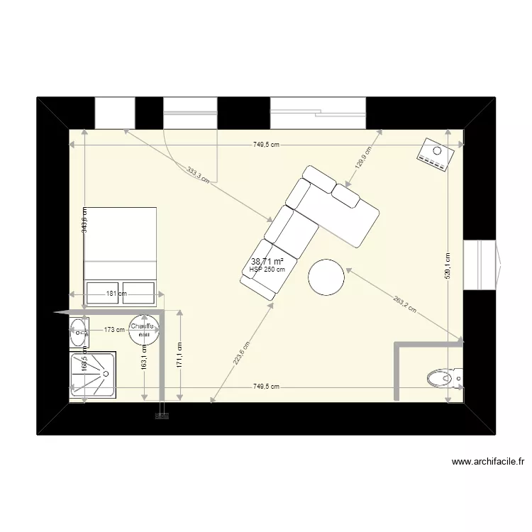 STUDIO VIDE PROJET 1. Plan de STUDIO VIDE PROJET 1. Plan de
