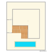 maison avec piscine couloir