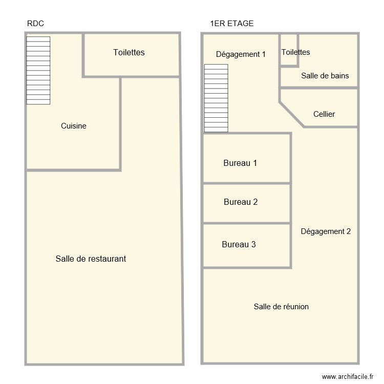 JMII local commercial. Plan de 0 pièce et 0 m2