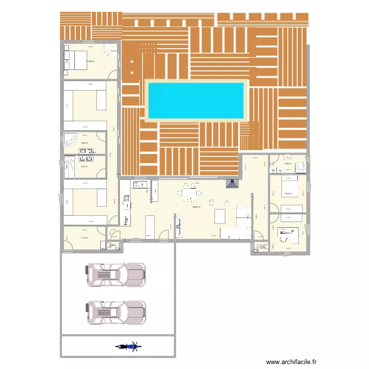 carignan7. Plan de 11  et 171 m²