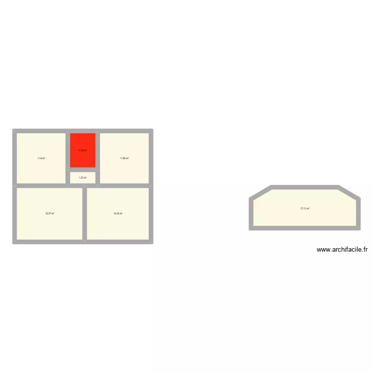 Gonet 2émé etage. Plan de Gonet 2émé etage. Plan de