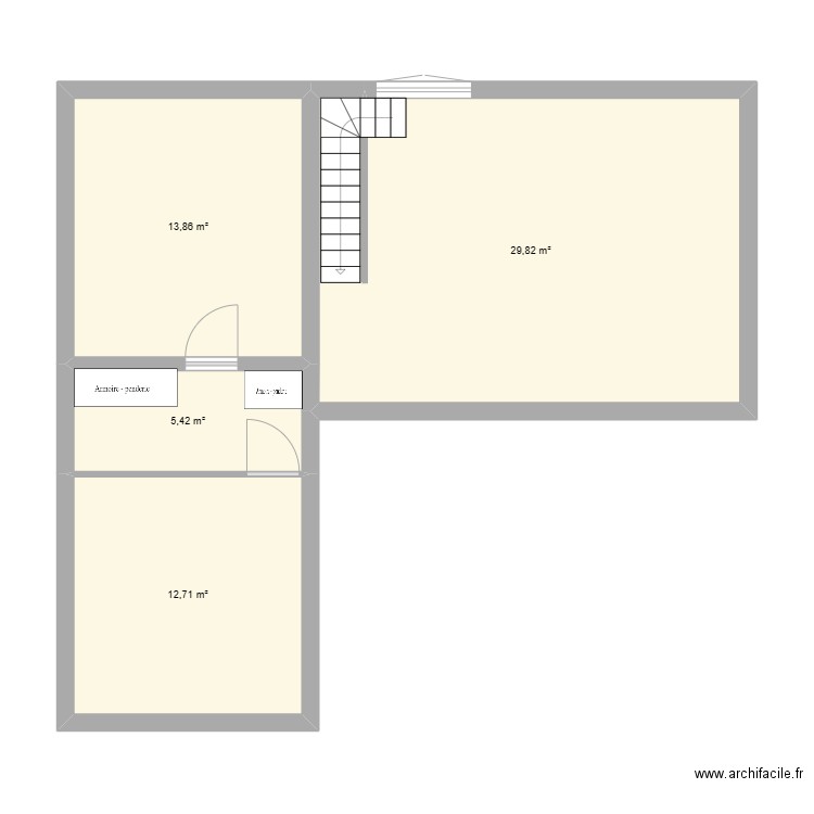 Sandrine Bas1. Plan de 4 pièces et 62 m2