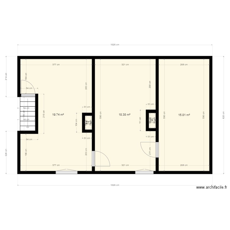 cormoz 1er étage. Plan de 0 pièce et 0 m2