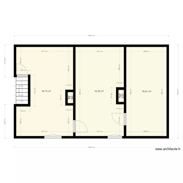 cormoz 1er &eacute;tage. Plan de 