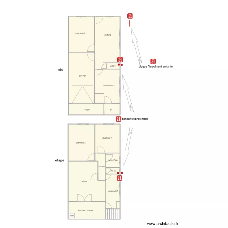 indivision baty. Plan de 