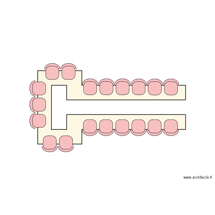 Table service intérieur 17. Plan de 0 pièce et 0 m2