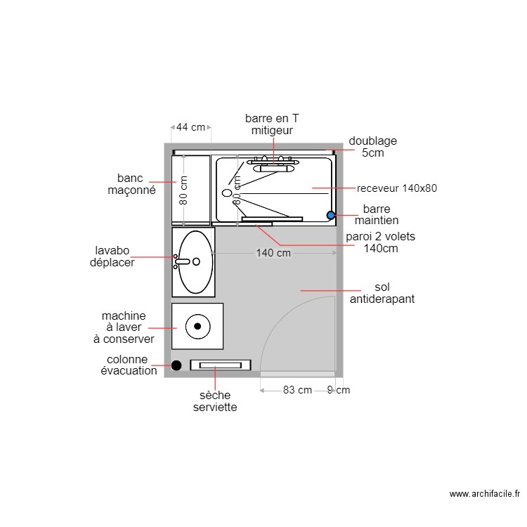 PLAN DESEIGNE. Plan de 0 pièce et 0 m2