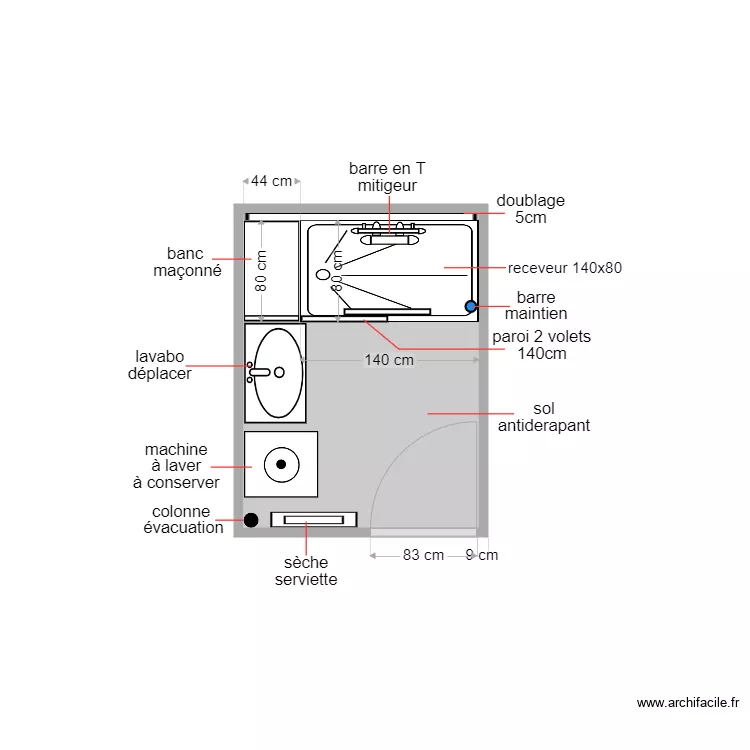 PLAN DESEIGNE. Plan de 