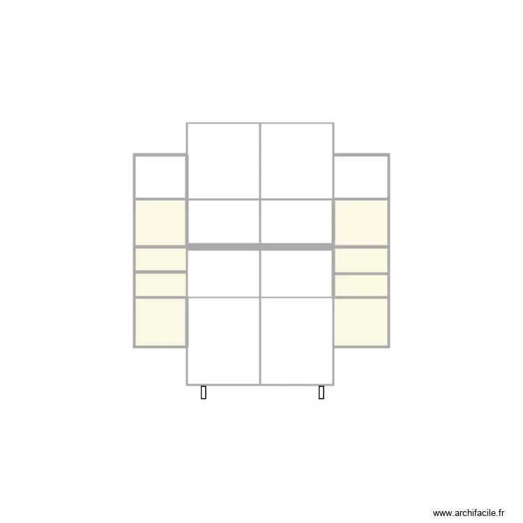 meuble. Plan de 