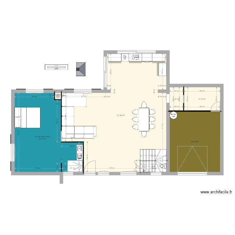 etage 2. Plan de 0 pièce et 0 m2