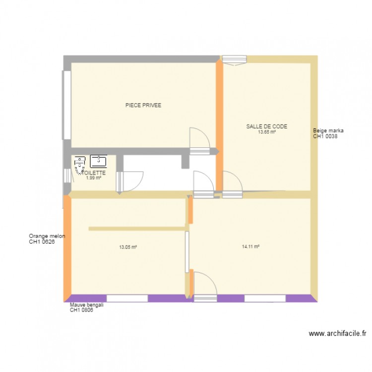 AUTO ECOLE LA VERPILLIERE couleur. Plan de 0 pièce et 0 m2