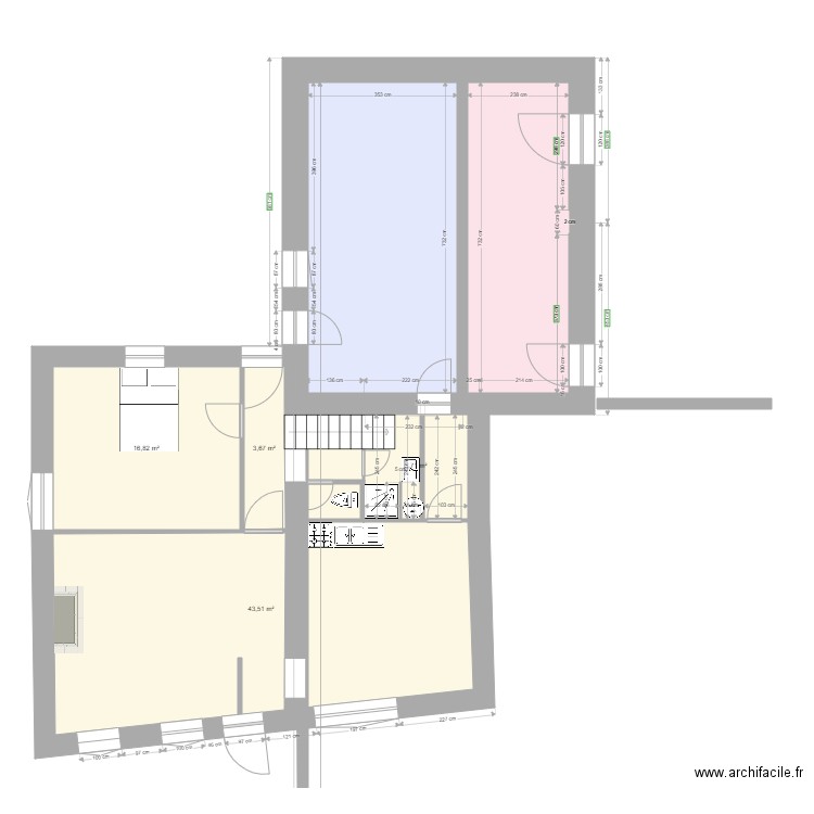 MUTATIONPOITRENAUDGAUDAIS APRES. Plan de 0 pièce et 0 m2