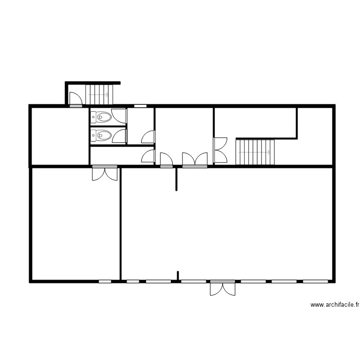 sous sol la petite école. Plan de 0 pièce et 0 m2