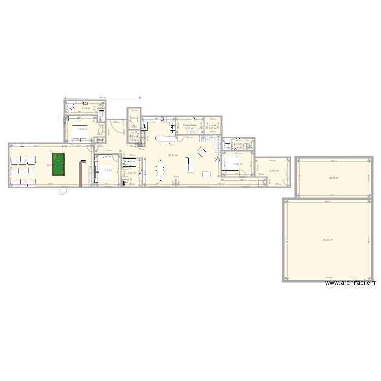 Maison de Saint Agil. Plan de 0 pièce et 0 m2