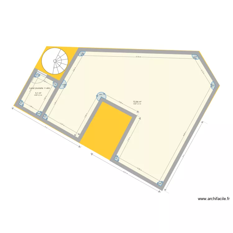 Aubervilliers v1. Plan de 