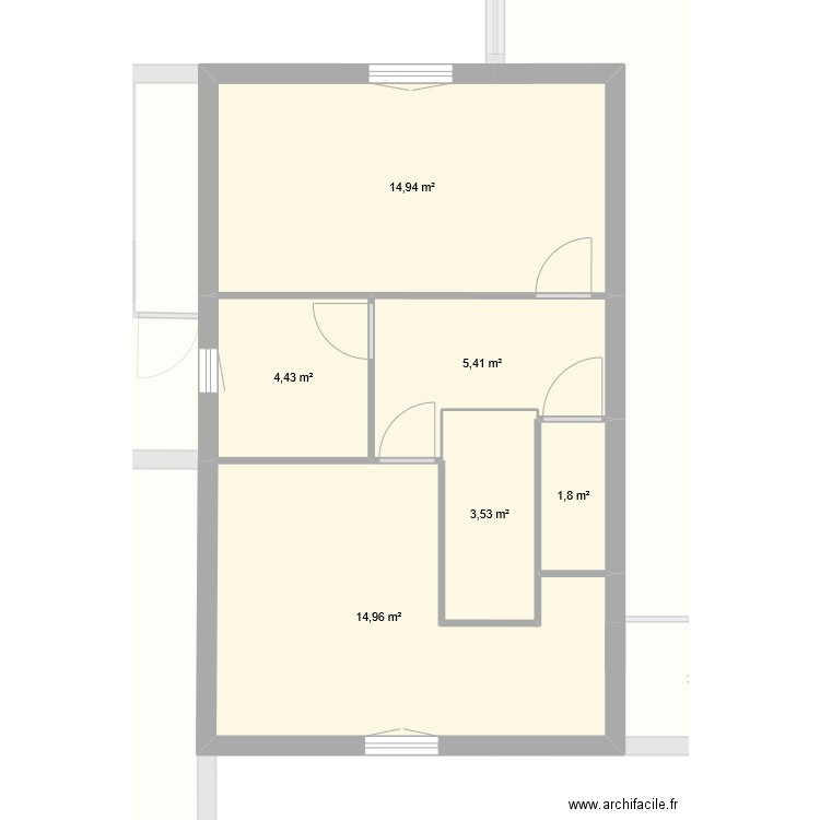 QUENTIN1.3.1. Plan de 15 pièces et 175 m2