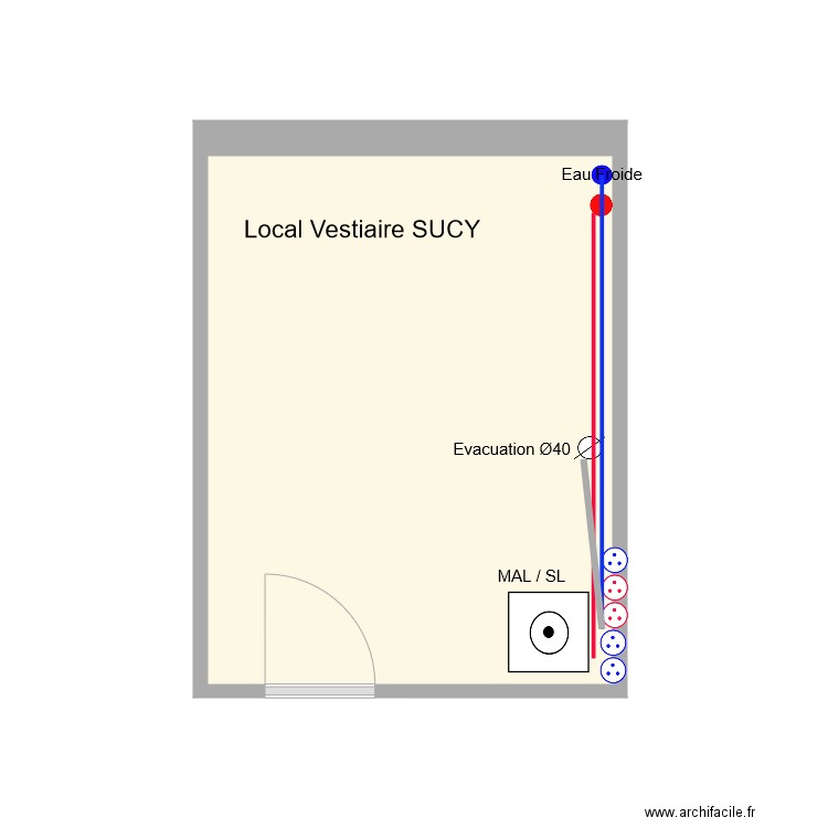 APRES TRAVAUX PLA SUCY MALSL. Plan de 0 pièce et 0 m2