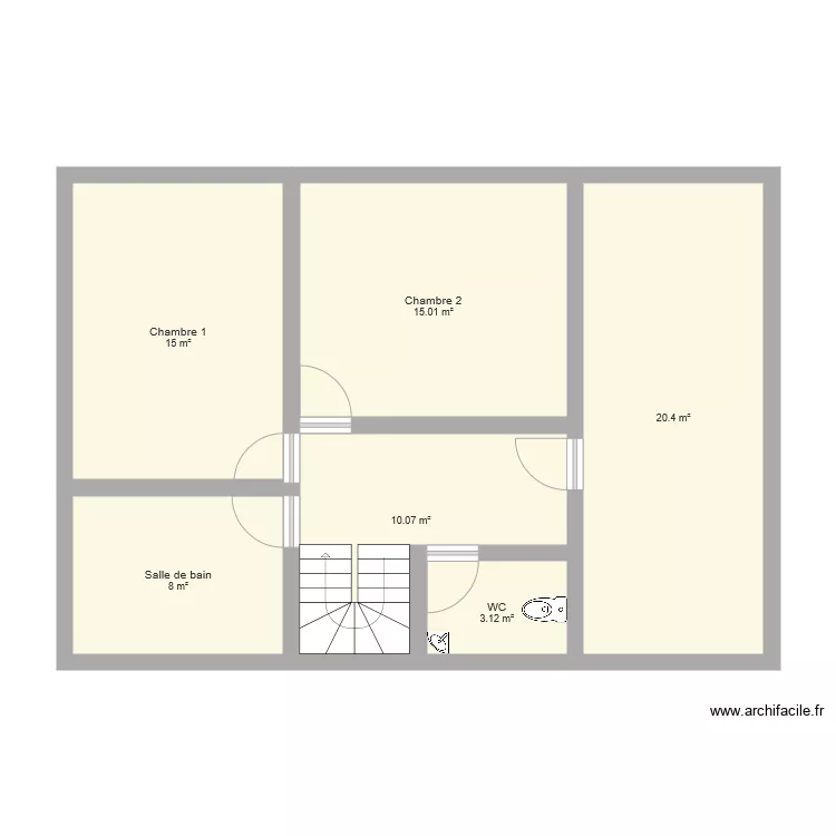 Maison 1. Plan de Maison 1. Plan de