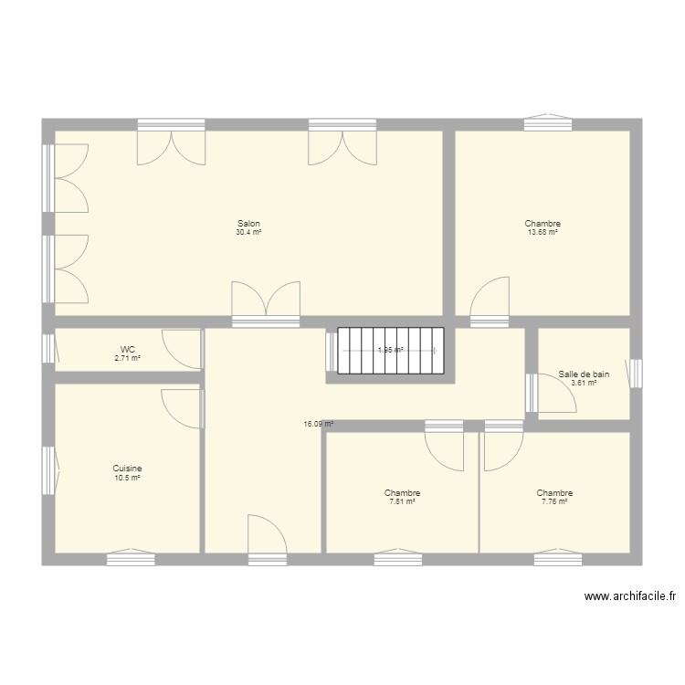 BONNET Irène. Plan de 0 pièce et 0 m2