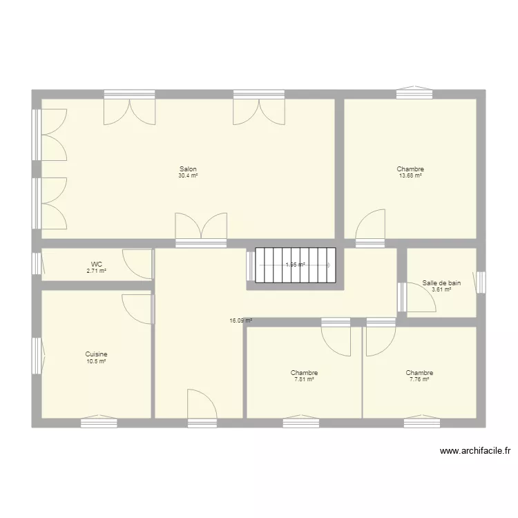 BONNET Ir&egrave;ne. Plan de 